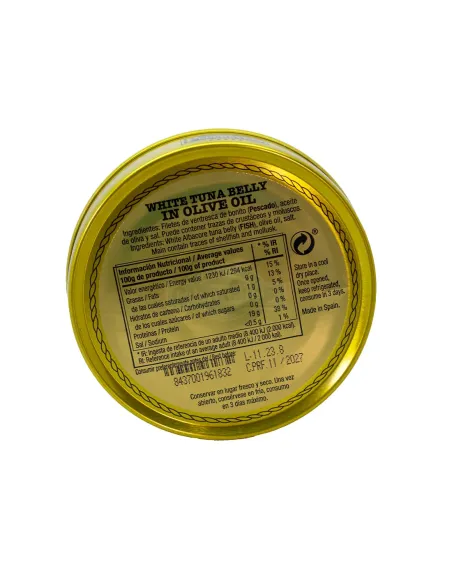 LOS PEPERETES VENTRESCA DE BONITO ACEITE