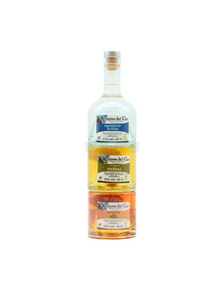 SIERRA DEL OSO APILABLE ORUJO 3X20 CL.