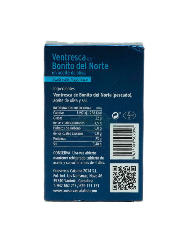 CATALINA VENTRESCA BONITO 115 G.