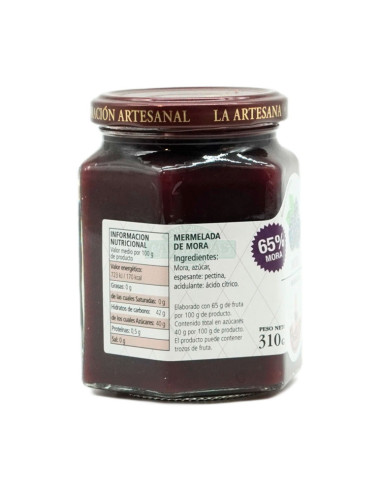 LA ARTESANA MERMELADA MORA
