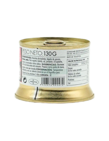 ETXENIKE PATE DE CHUELTON 130GRS