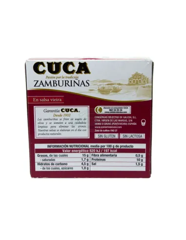 CUCA ZAMBURIÑAS 115 G.