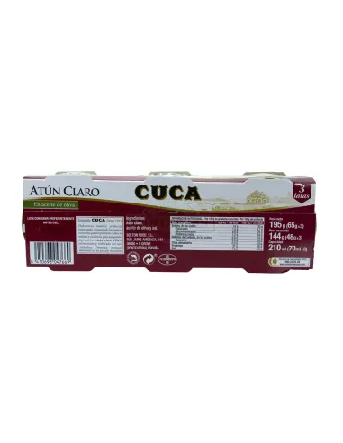 CUCA ATUN CLARO OLIVA PACK 3
