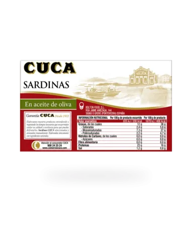 CUCA SARDINAS ACEITE RR-120